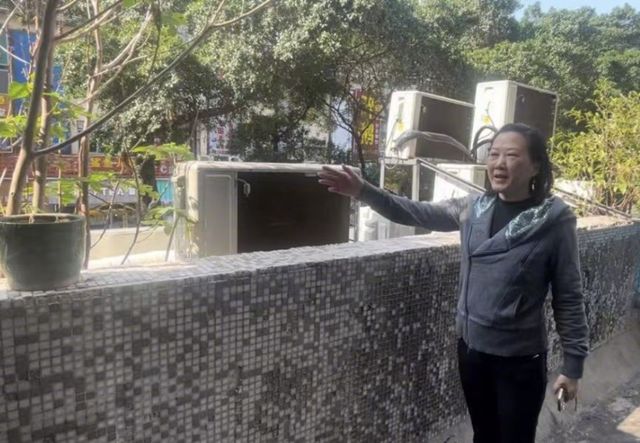 热一看发现：阳台外竟有12台空调外机！凯